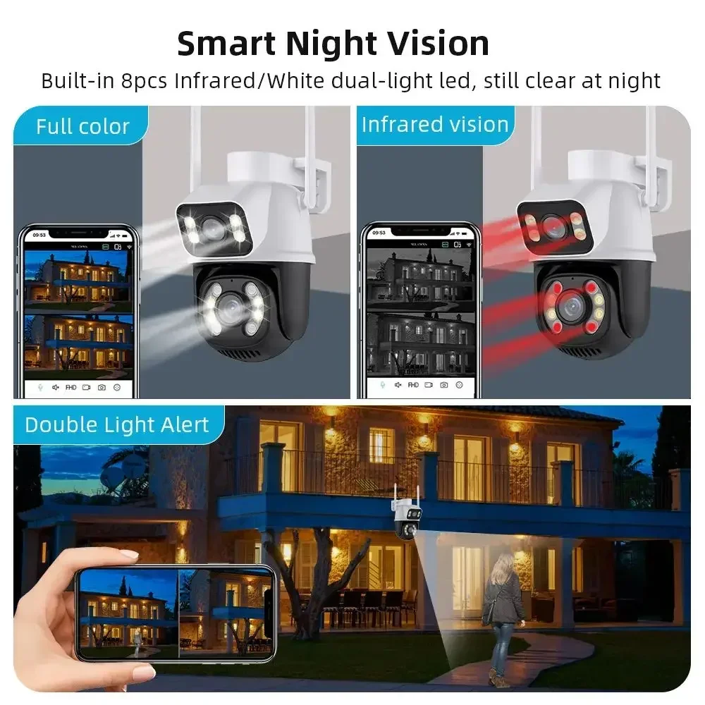Home Security And Camera Systems - ระบบกล้องวงจรปิดไร้สาย Icsee Xmeye 6MP 8CH สำหรับบ้าน
