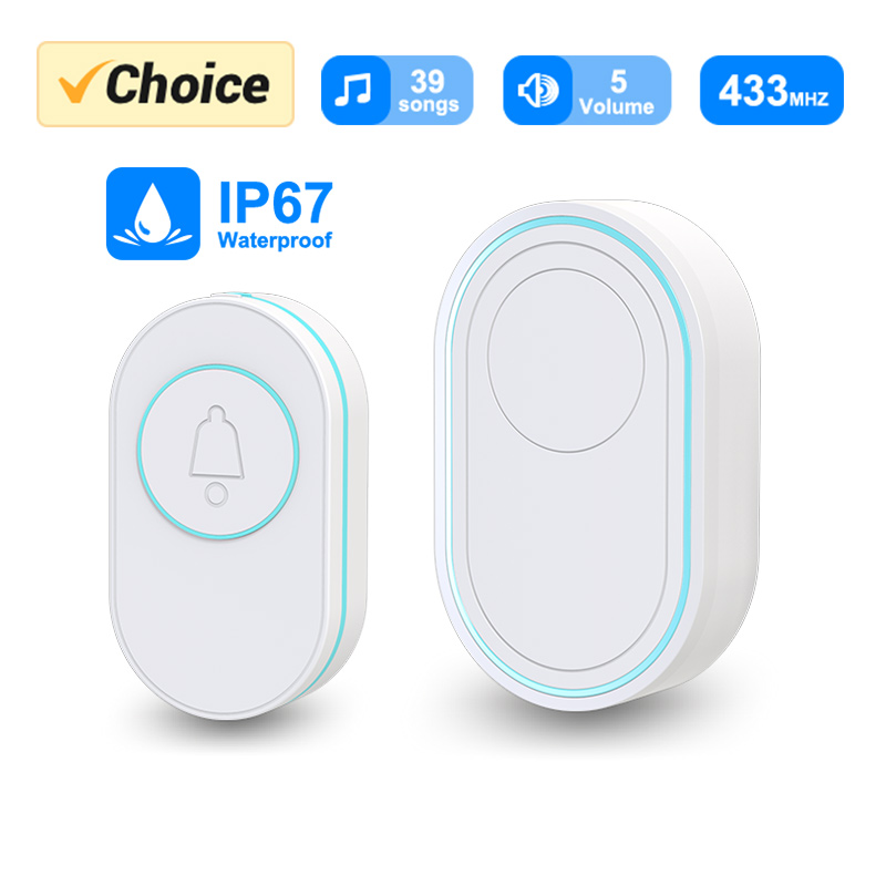 Home Security Beams - กริ่งประตูไร้สายกลางแจ้งกันน้ำ IP67ไฟแฟลช LED กระดิ่งประตูสมาร์ทโฮมสัญญาณเตือนความปลอดภัยสำหรับบ้าน