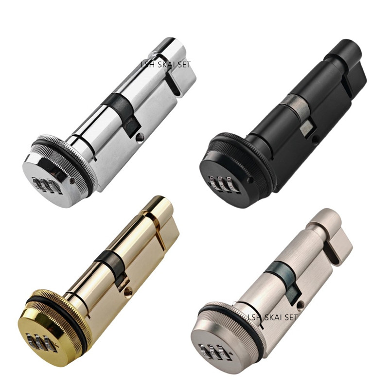Home Security Door - กุญแจล็อคดิจิตอลอัจฉริยะแบบไร้กุญแจ 1 ชิ้น ผลิตจากโลหะผสมสังกะสี สำหรับประตูห้องนอน อุปกรณ์ฮาร์ดแวร์บ้าน