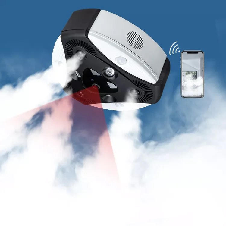 Home Security And Camera Systems - ระบบเตือนภัยไร้สายสำหรับร้านค้า ธนาคาร และบ้าน พร้อมกล้องและเครื่องพ่นหมอกควันป้องกันขโมย