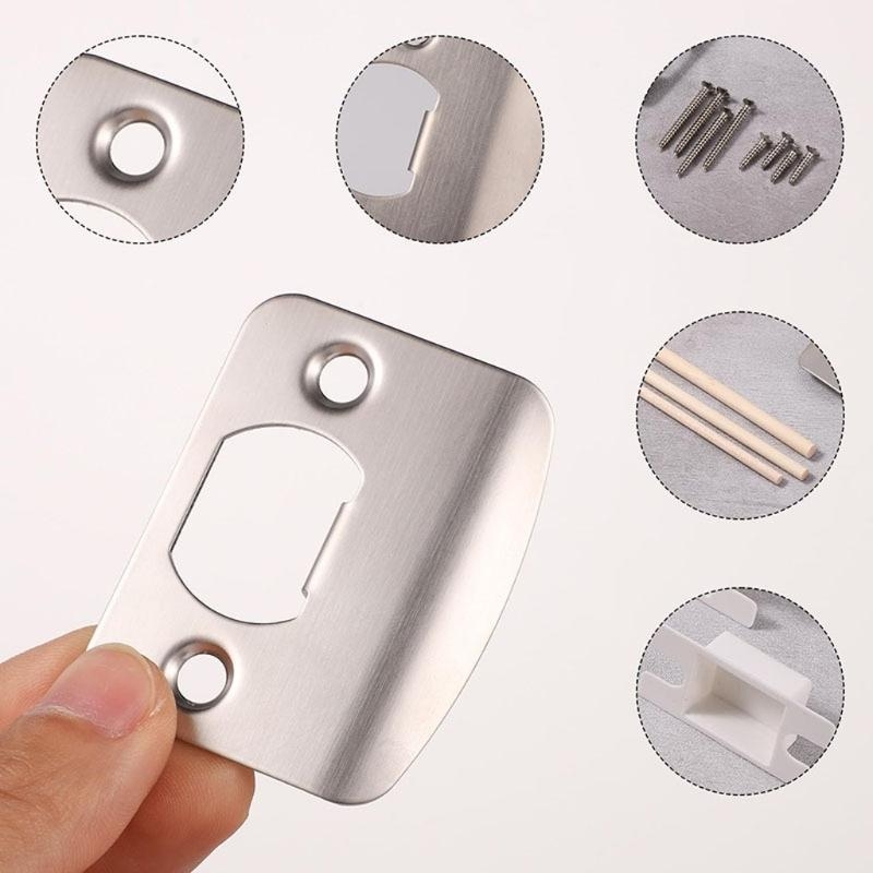 Home Security Door - ชุดแผ่นกันกระแทกประตู ชุดล็อคประตูหรูหรา ชุดเสริมแรง ติดตั้งง่าย