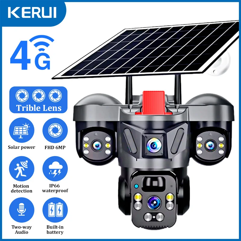 Home Security Tips - KERUI V380 Pro PTZ กลางแจ้ง 6MP