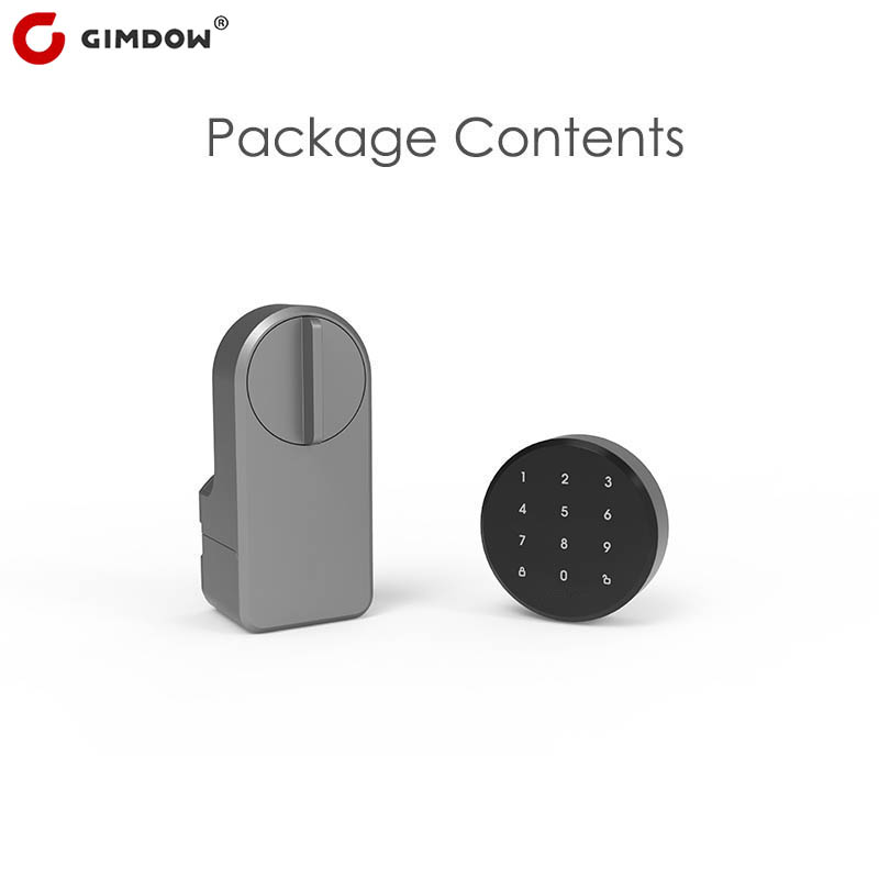 Home Security Safe - ล็อคประตูดิจิตอลอัจฉริยะ Tuya GIMDOW ล็อคด้วยรหัสผ่าน ล็อคเกอร์ไฟฟ้าสำหรับโรงแรมและอพาร์ตเมนต์เพื่อความปลอดภัย