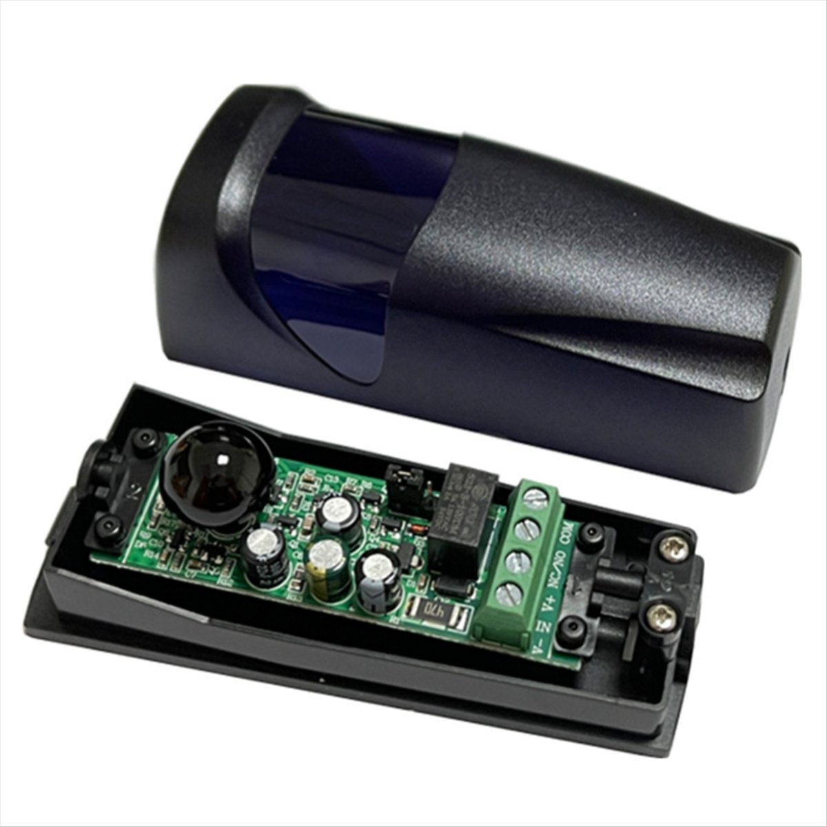 Home Security Beams - A1576Z ประตูรั้วรักษาความปลอดภัยภายในบ้าน 12V 24V เครื่องตรวจจับสัญญาณเตือนอินฟราเรดแบบลำแสงเดี่ยว สำหรับภายนอกอาคาร