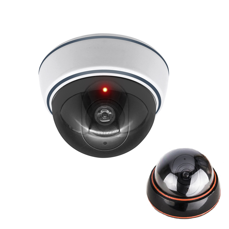 Home Security Beams - สร้างสรรค์สีดำ/สีขาวปลอมกล้องโดมจำลองแฟลช Led Dummy กล้องวงจรปิดกล้องวงจรปิดสำนักงานบ้านเสริมความปลอดภัยระบบ