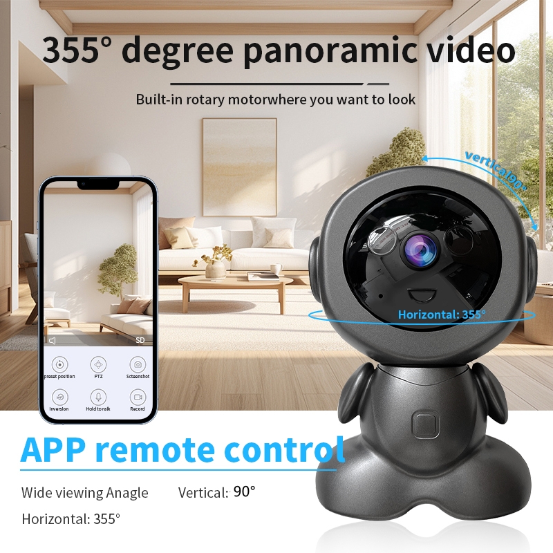 กล้องวงจรปิดไร้สาย 8MP แบบหมุน - Home Security Images บทวิจารณ์และราคา