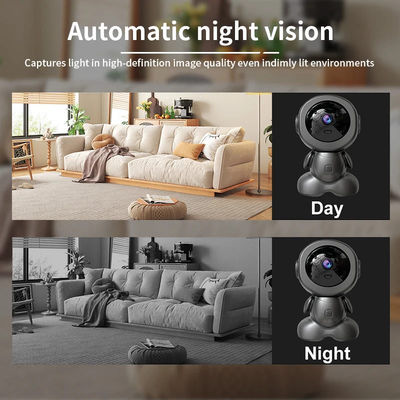 กล้องวงจรปิดไร้สาย 8MP แบบหมุน - Home Security Images บทวิจารณ์และราคา