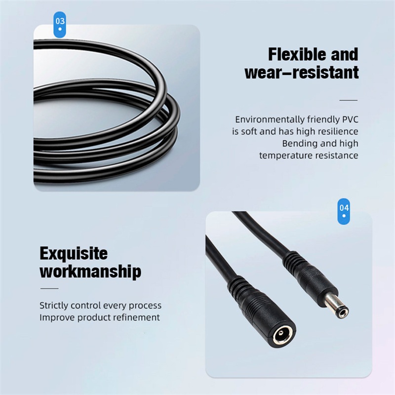 5.5x2.1 มม.1 หญิง 2 4 8 ชาย DC - Home Security Beams บทวิจารณ์และราคา