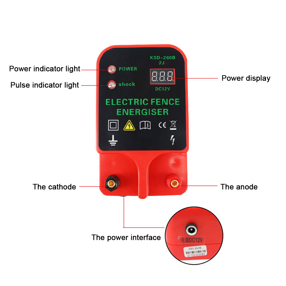 ปศุสัตว์แรงดันไฟฟ้าสูง PULSE C - Home Security Electric Fence บทวิจารณ์และราคา