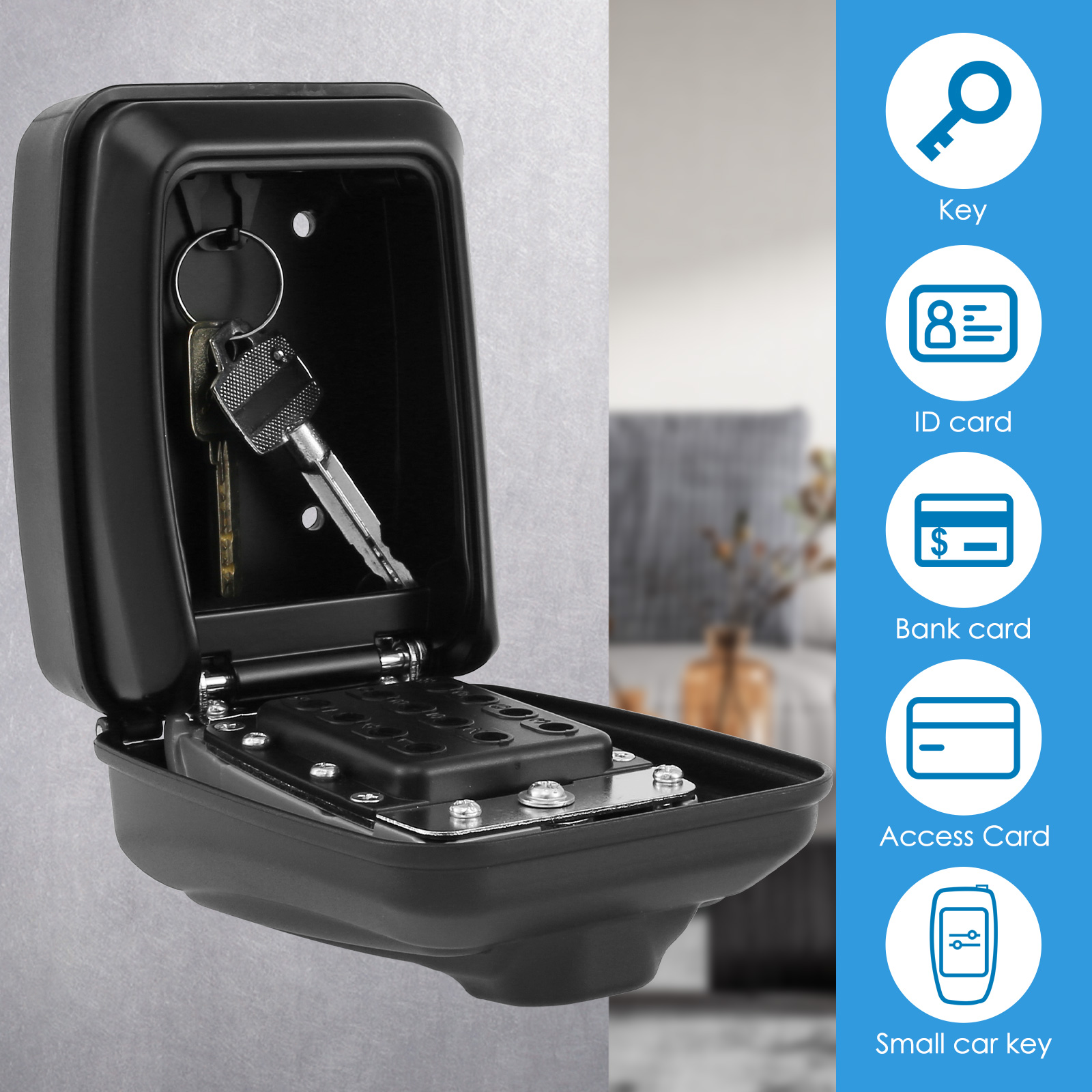 กล่องล็อคกุญแจ Wall-Mount Secr - Home Security Tips บทวิจารณ์และราคา