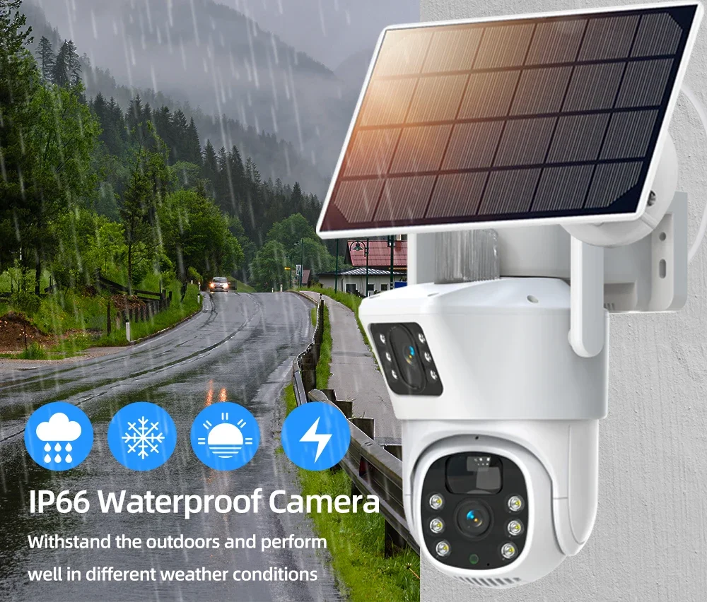ระบบกล้องวงจรปิดพลังงานแสงอาทิ - Home Security Monitor บทวิจารณ์และราคา