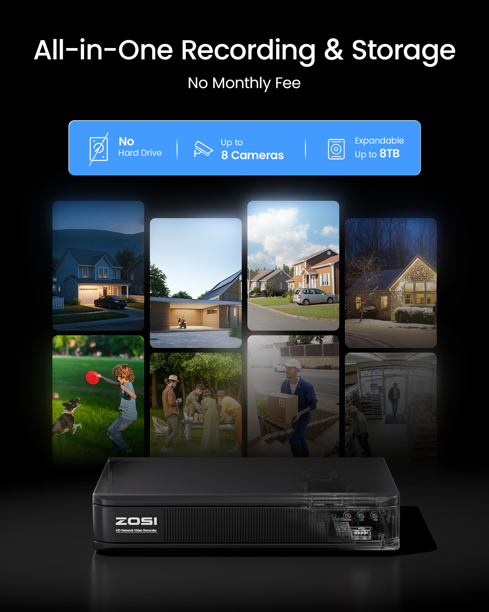 ระบบกล้องวงจรปิด ZOSI 3K Lite  - Home Security And Camera Systems บทวิจารณ์และราคา