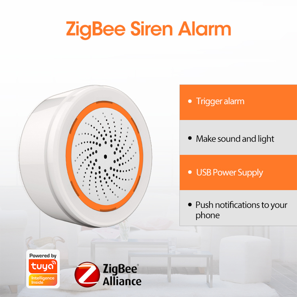 Coolcam Tuya Zigbee สมาร์ทไซเร - Home Security Tips บทวิจารณ์และราคา