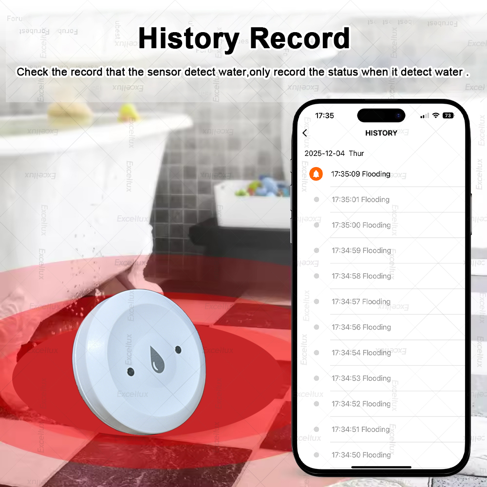 Zigbee เครื่องตรวจจับน้ํารั่วเ - Home Security Monitor บทวิจารณ์และราคา