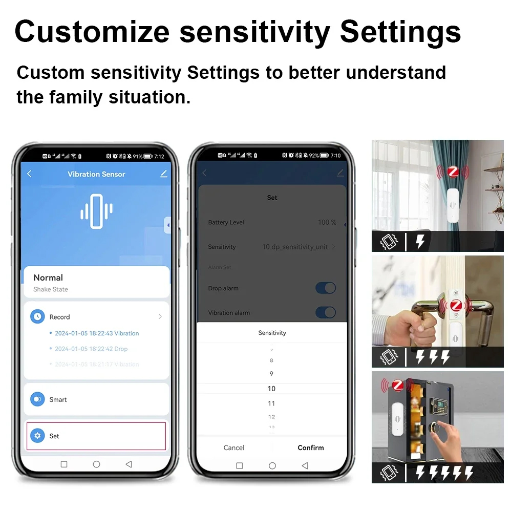แอปเซ็นเซอร์การสั่นสะเทือนอัจฉ - Home Security Monitor บทวิจารณ์และราคา
