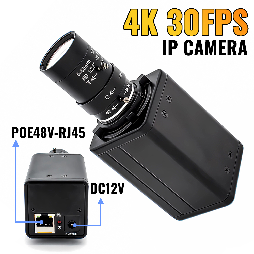 กล้อง IP POE 8MP 30FPS เว็บแคม - Home Security Images บทวิจารณ์และราคา