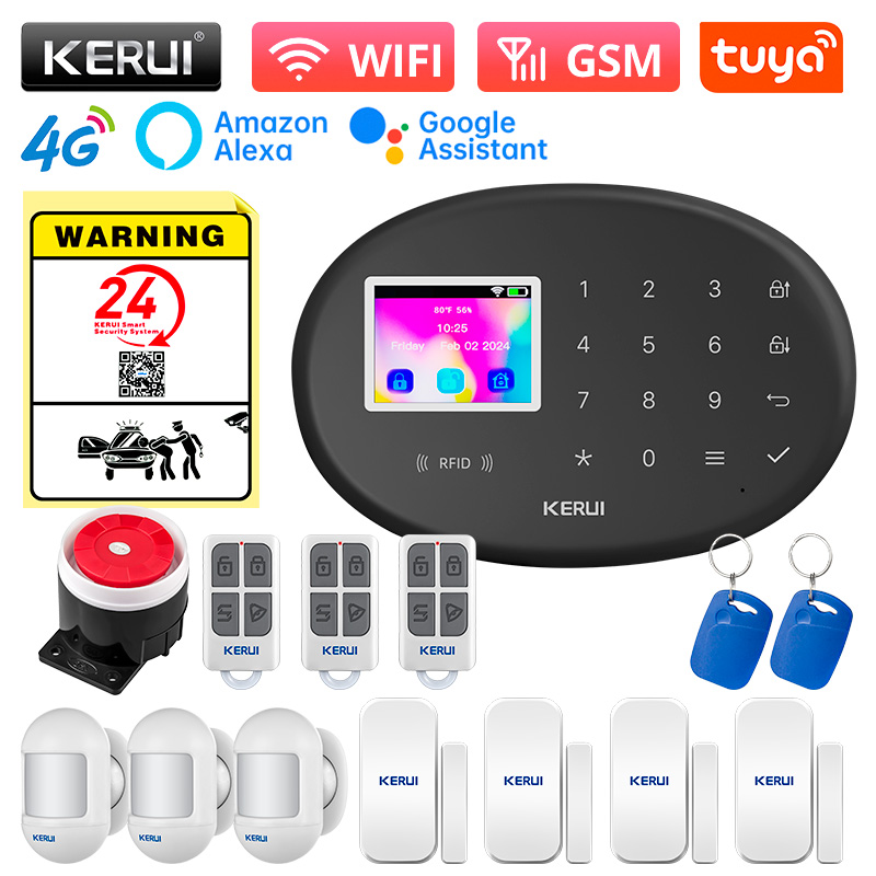 KERUI WiFi + 4G/2G Home Securi - Home Zone Security App บทวิจารณ์และราคา