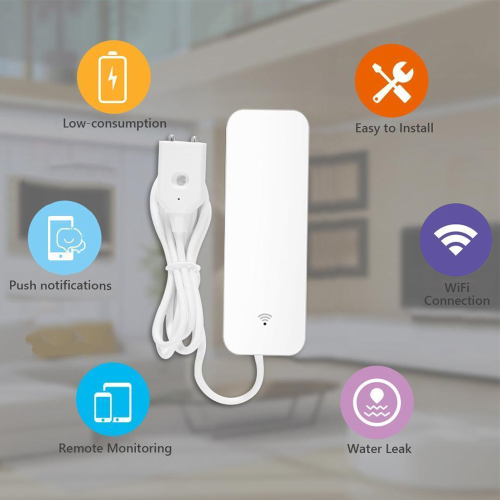 Tuya WiFi เซ็นเซอร์น้ํารั่ว, เ - Home Security Tools บทวิจารณ์และราคา