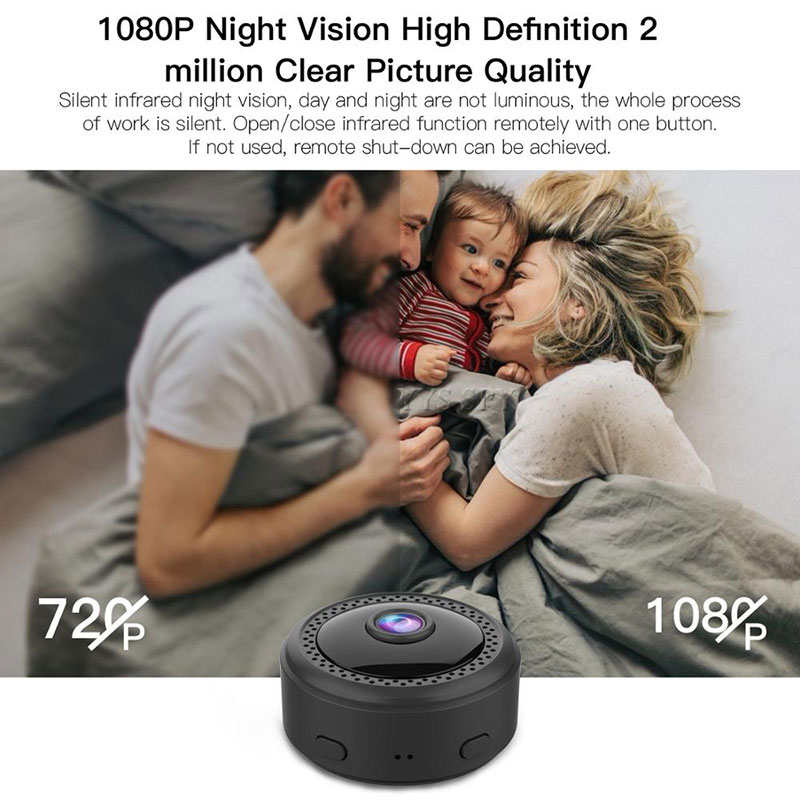 กล้องวิดีโอขนาดเล็ก HD Wifi ไร - Home Security Images บทวิจารณ์และราคา