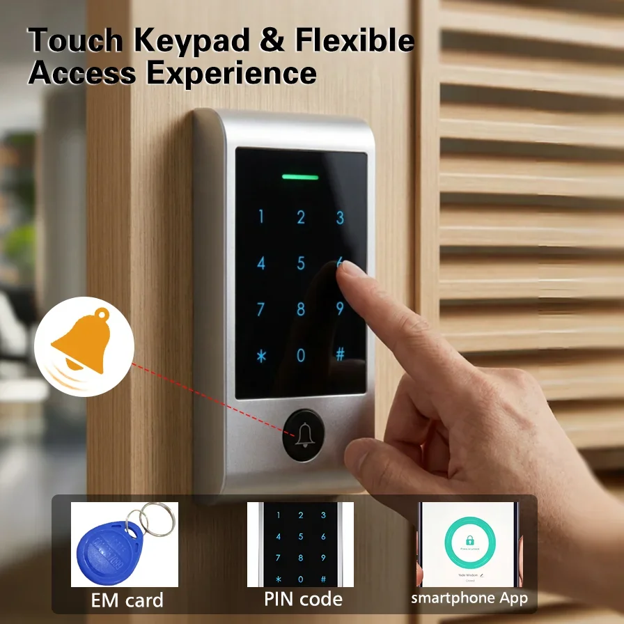 ระบบควบคุมระยะไกลแบบสัมผัส WIF - Home Security Door บทวิจารณ์และราคา
