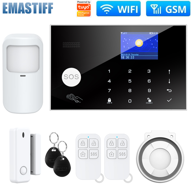 WIFI GSM ระบบเตือนภัยไร้สายระบ - Home Zone Security App บทวิจารณ์และราคา