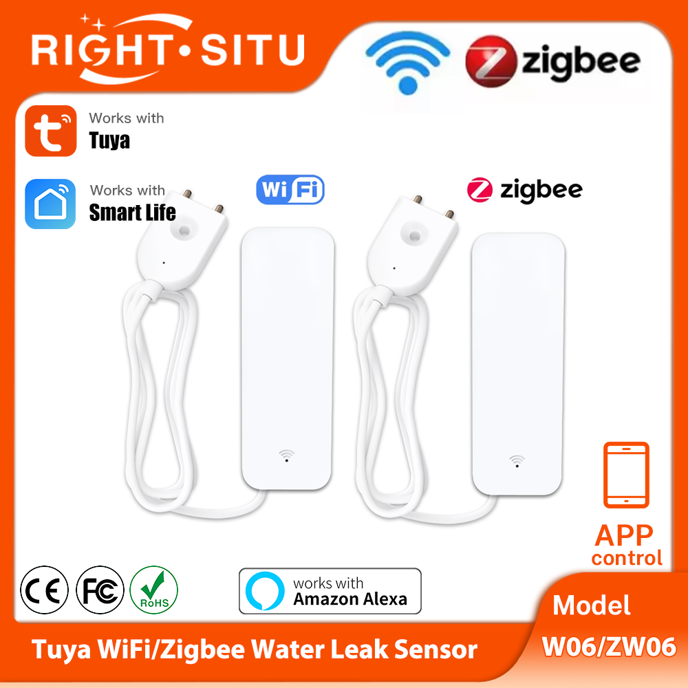 เซ็นเซอร์น้ำ Tuya WiFi Zigbee  - Home Security Tools บทวิจารณ์และราคา