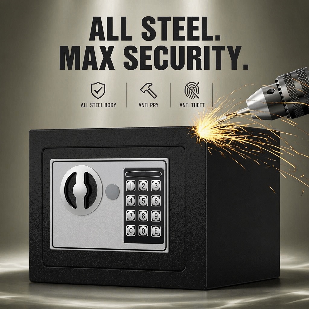 ตู้เซฟเหล็กดิจิตอลพร้อมแป้นกดอ - Home Security Tips บทวิจารณ์และราคา
