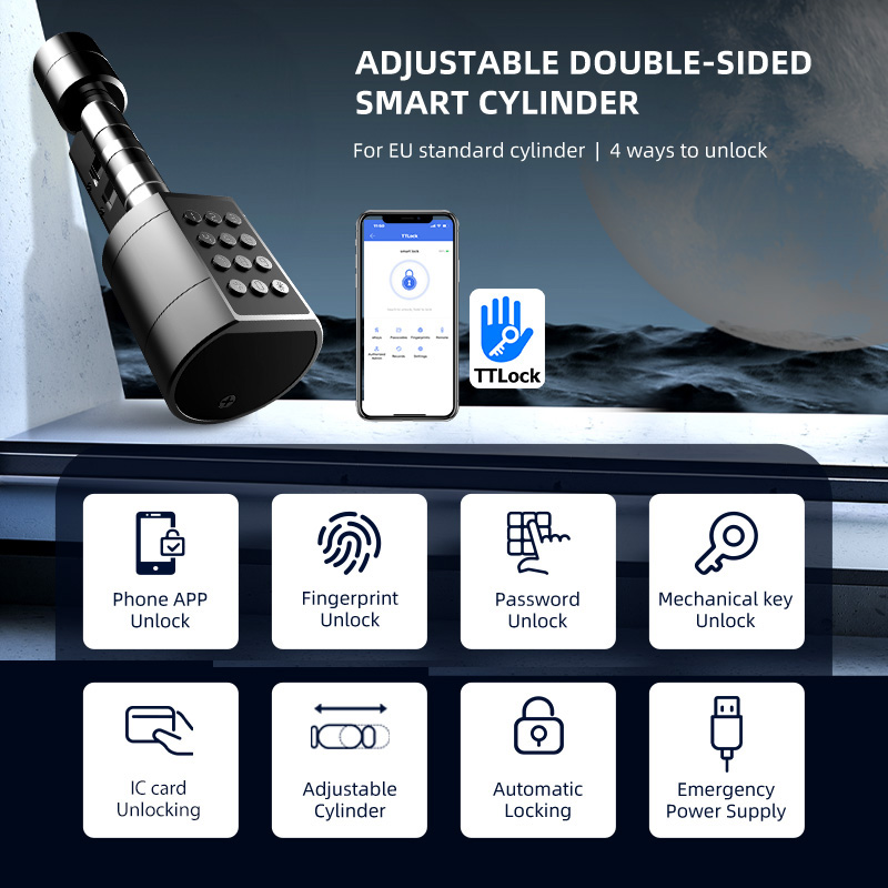 สมาร์ทล็อคประตูทรงกระบอกยูโร t - Home Security Tips บทวิจารณ์และราคา