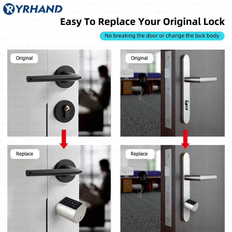 สมาร์ทล็อคประตูทรงกระบอกยูโร t - Home Security Tips บทวิจารณ์และราคา
