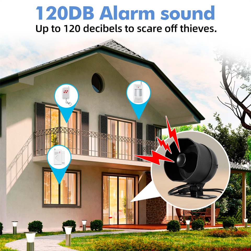 KERUI WIFI ALARM System ไซเรน  - Home Zone Security App บทวิจารณ์และราคา