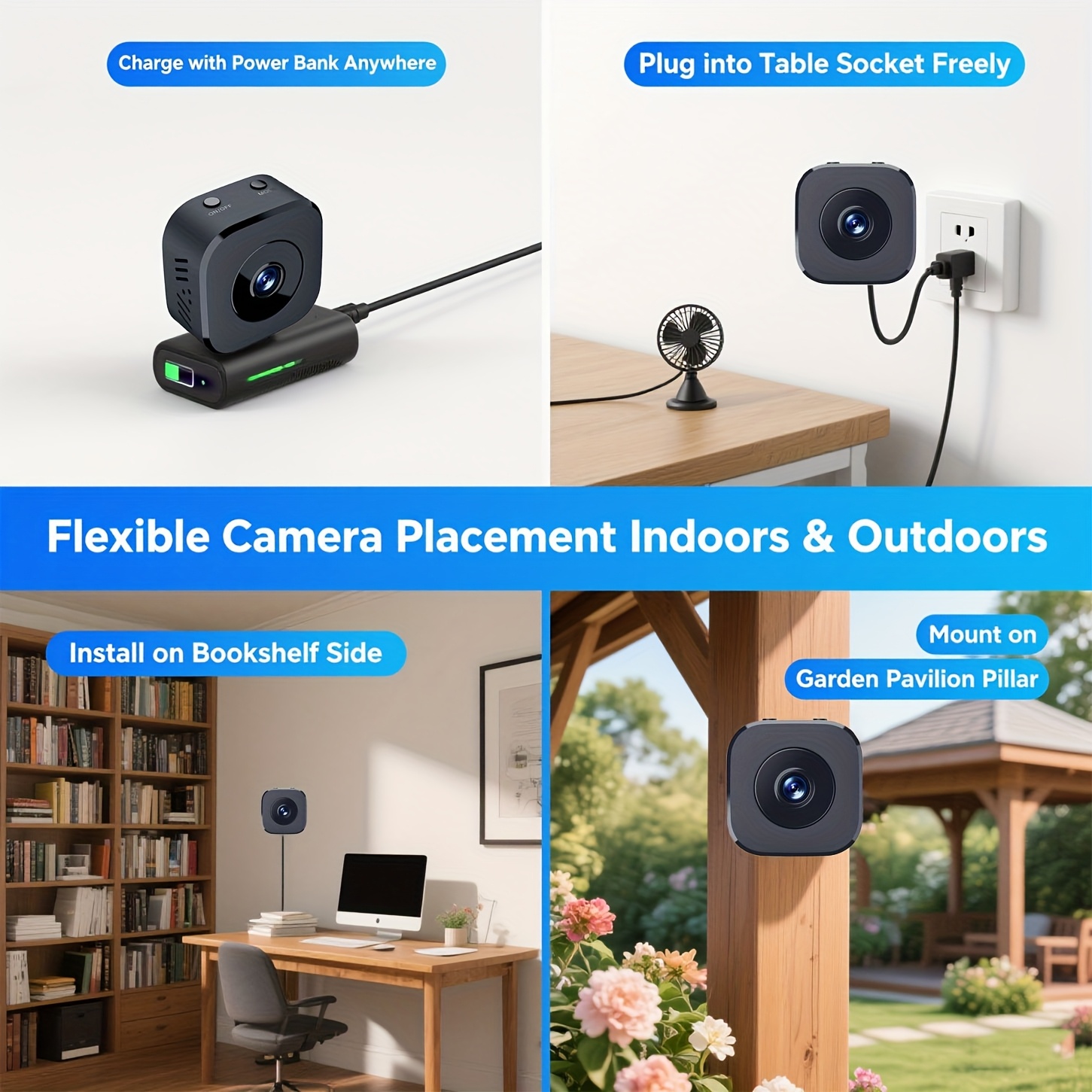 1080P HD Mini WiFi กล้องความปล - Home Security Monitor บทวิจารณ์และราคา