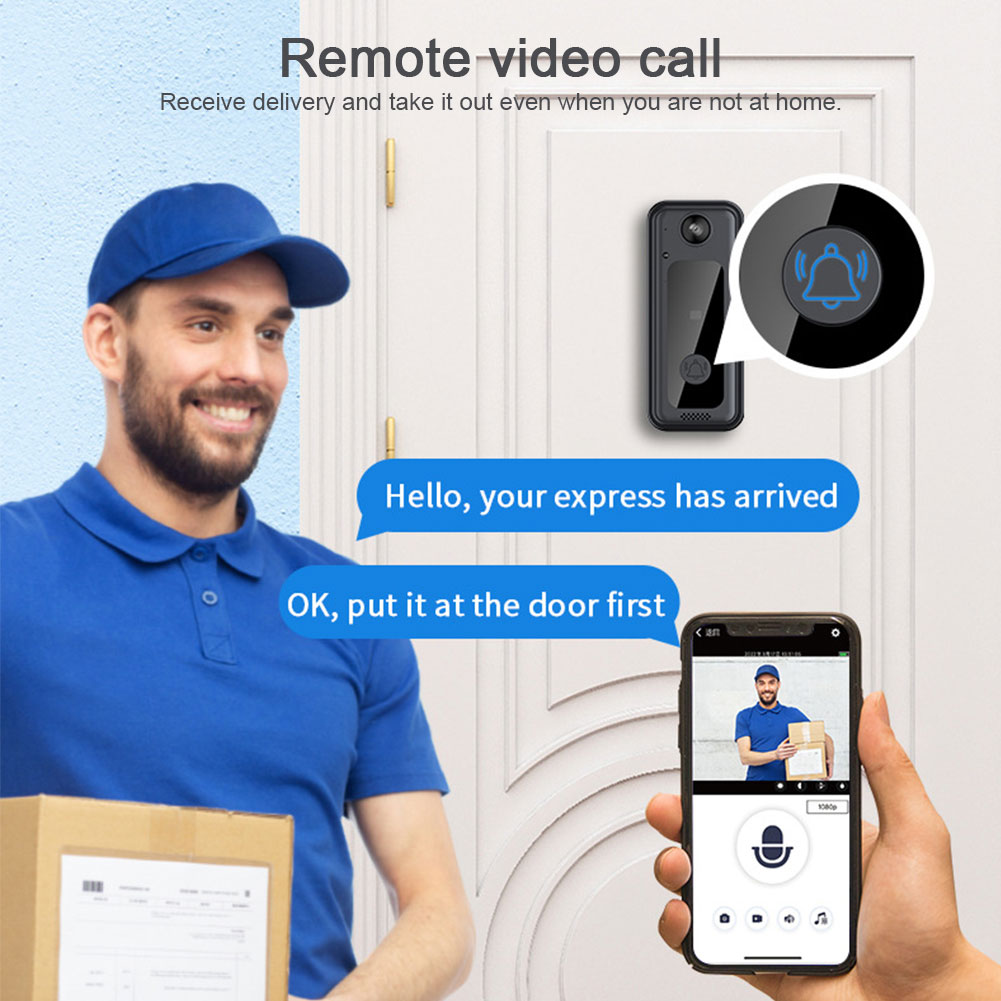 กริ่งประตูโทรศัพท์ไร้สาย ระบบจ - Home Security Images บทวิจารณ์และราคา