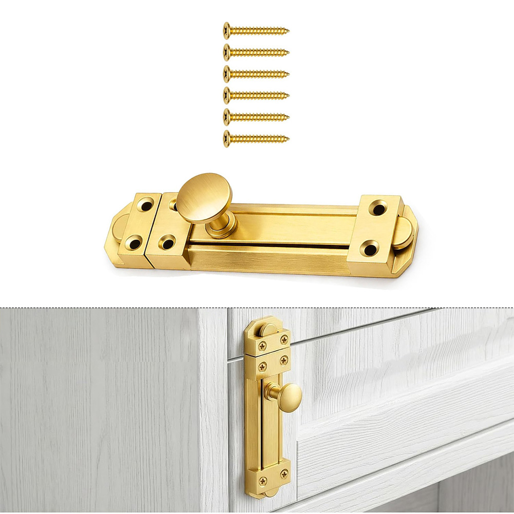 กลอนประตูบานเลื่อนทองเหลืองแท้ - Home Security Door บทวิจารณ์และราคา