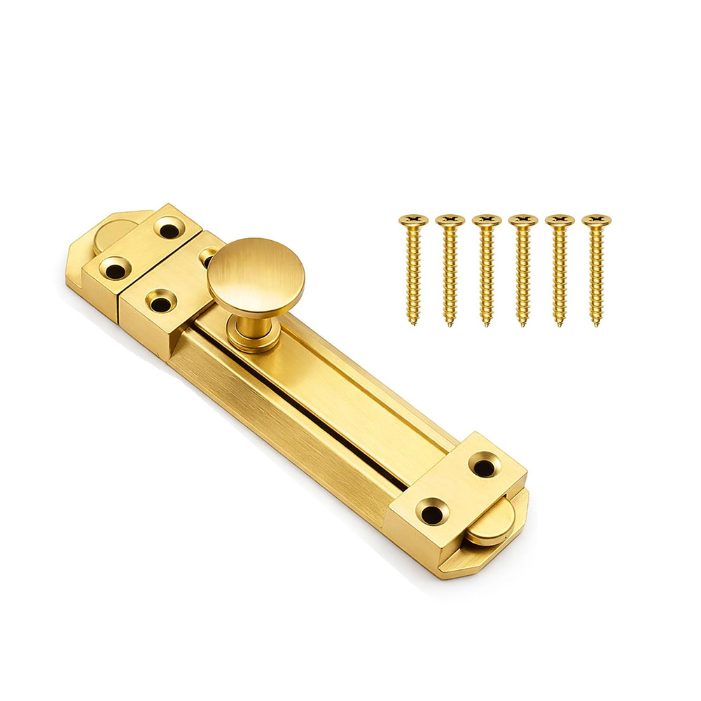 กลอนประตูบานเลื่อนทองเหลืองแท้ - Home Security Door บทวิจารณ์และราคา