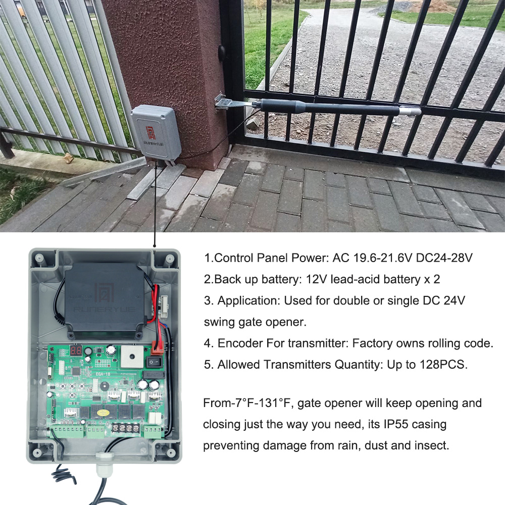 มอเตอร์เปิดประตูรั้วไฟฟ้าแบบสว - Home Security Electric Fence บทวิจารณ์และราคา