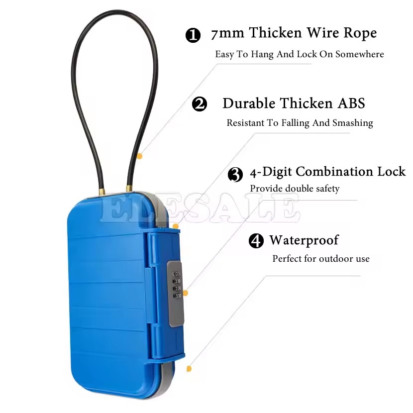 Creative แบบพกพา 4 หลักล็อค Be - Home Security Safe บทวิจารณ์และราคา