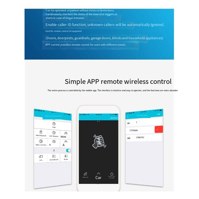 ชุดควบคุมการเปิดประตูไร้สาย B0 - Home Security Door บทวิจารณ์และราคา