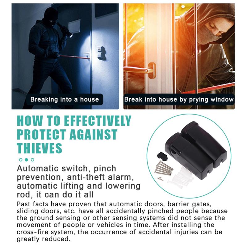HOT!2 ชิ้นเซ็นเซอร์ตรวจจับแสงอ - Home Security Beams บทวิจารณ์และราคา