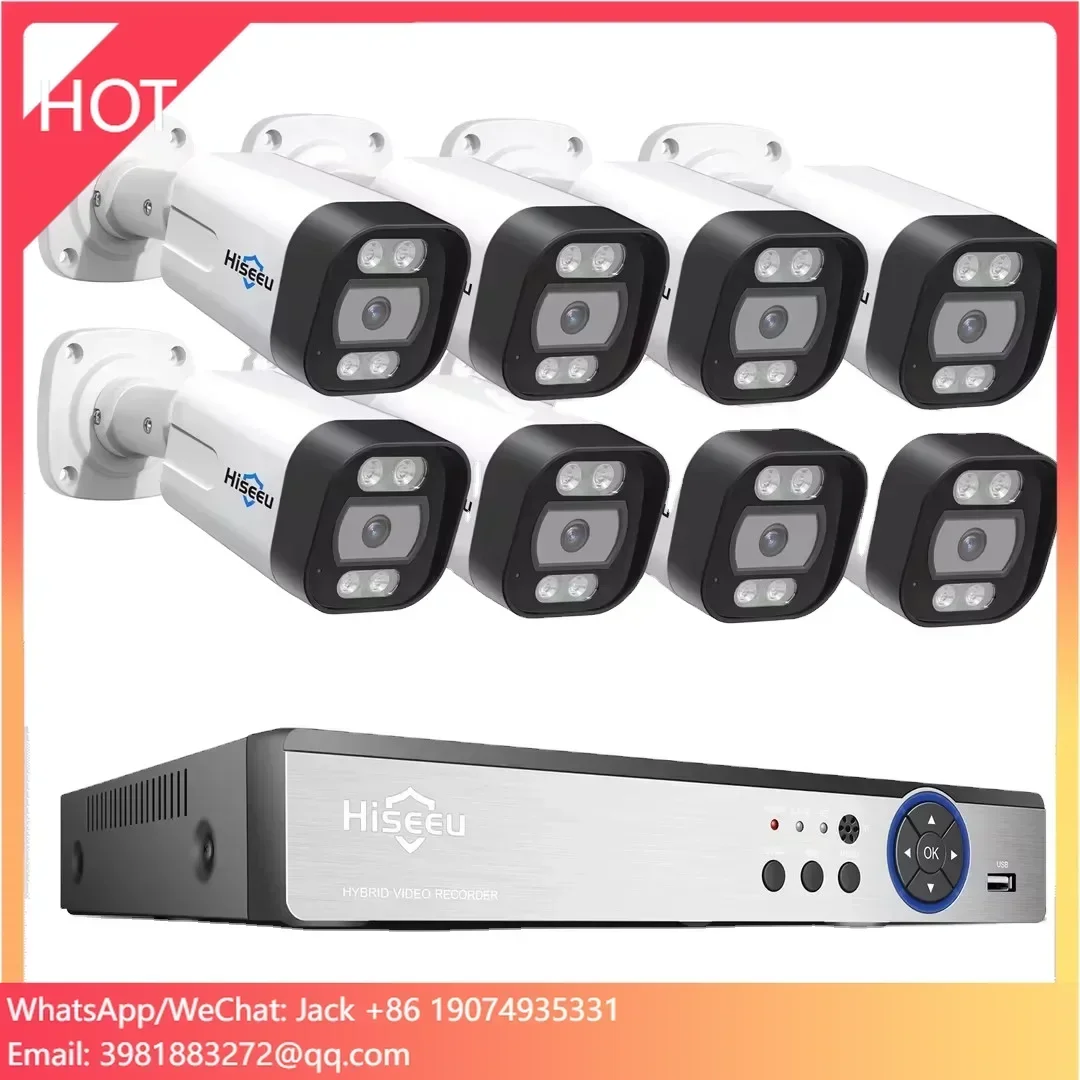 ชุดกล้องวงจรปิด Hiseeu 4K 8 ช่ - Home Security And Camera Systems บทวิจารณ์และราคา