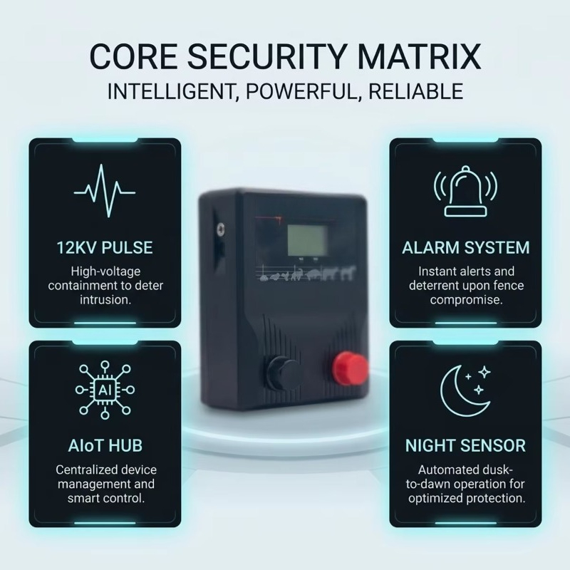 รั้วไฟฟ้า LX-PX350 ระยะ 30 กม. - Home Security Electric Fence บทวิจารณ์และราคา