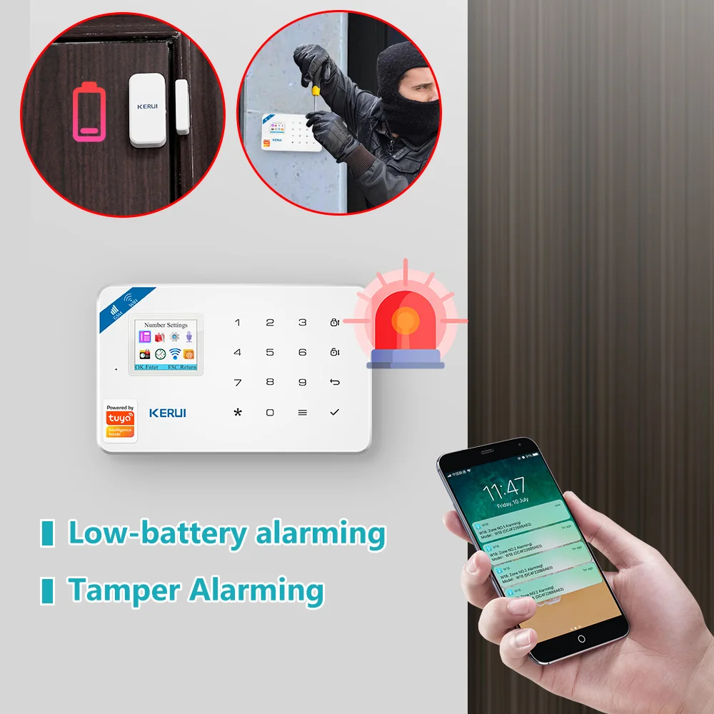 KERUI W181 ระบบรักษาความปลอดภั - Home Security And Camera Systems บทวิจารณ์และราคา