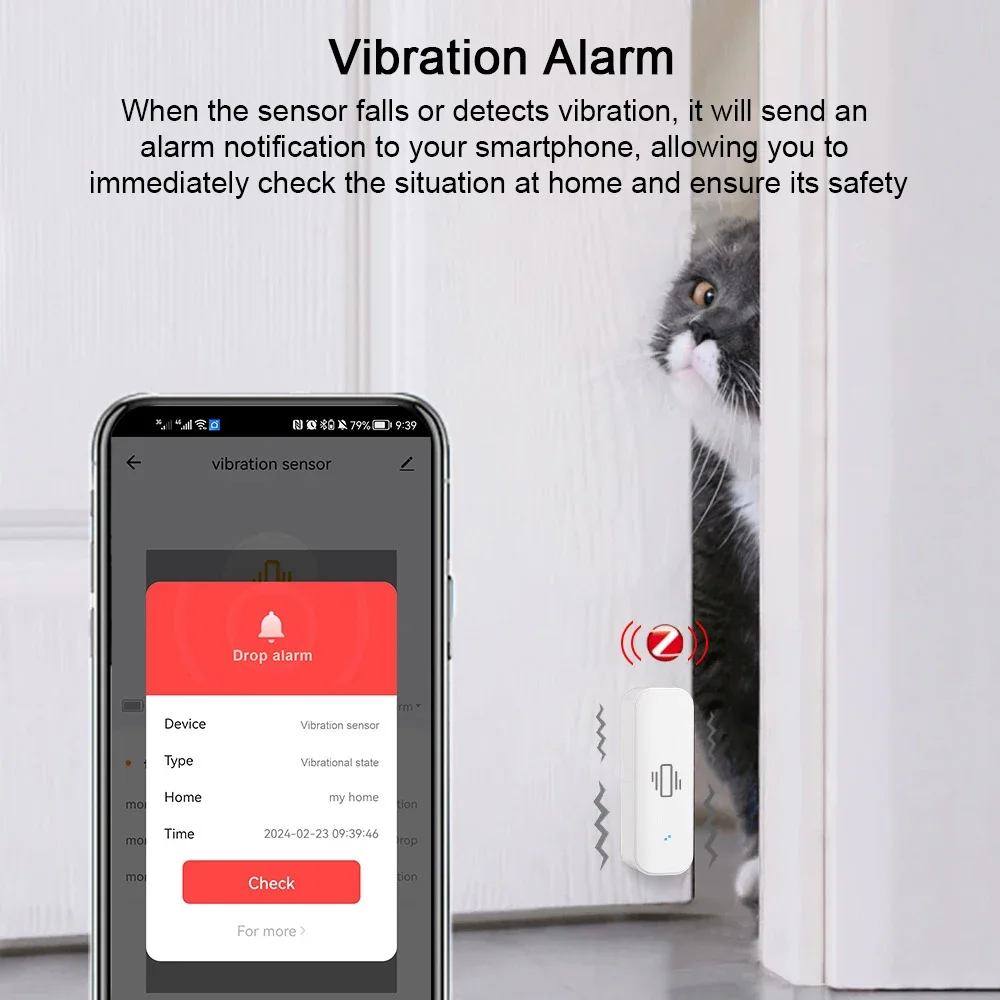 Tuya เซ็นเซอร์ตรวจจับการสั่นสะ - Home Security Monitor บทวิจารณ์และราคา