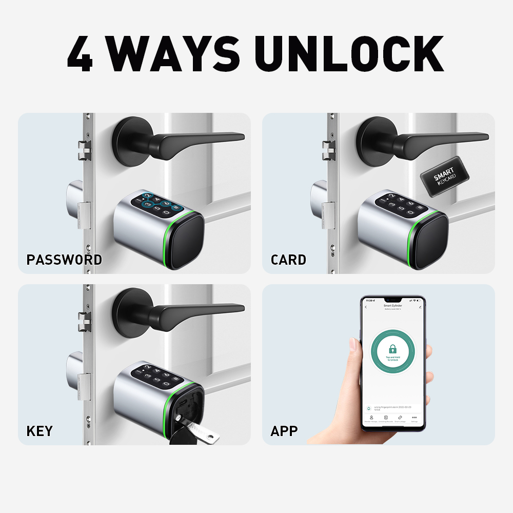 สมาร์ทล็อคกระบอก Tuya 60-90 มม - Home Security Tips บทวิจารณ์และราคา